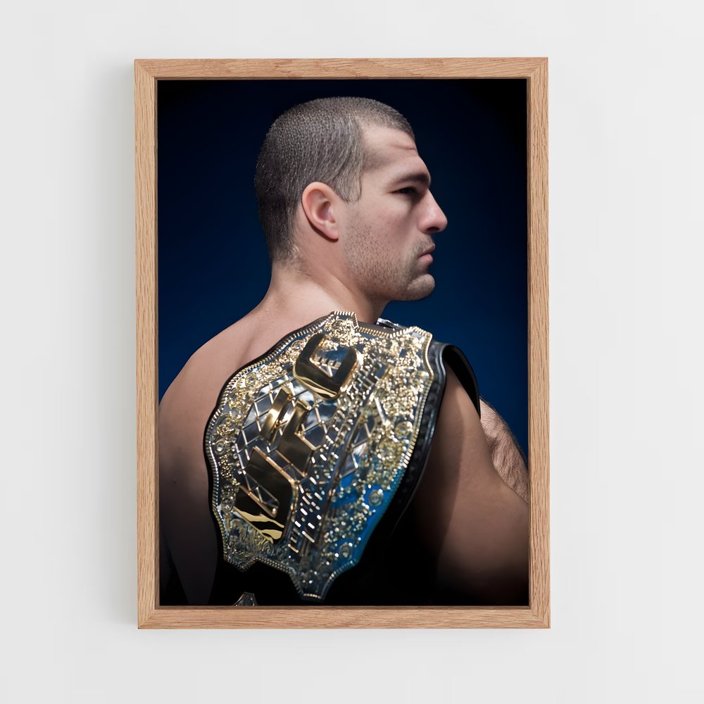 Poster Le Shogun de la Ceinture – affiche MMA (vue 4)